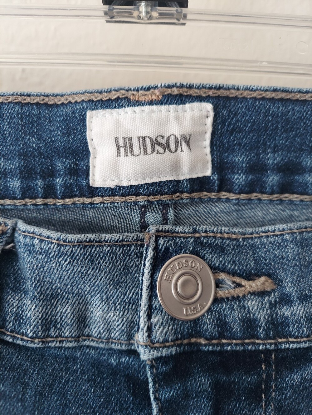 Hudson Ripped Skinny Ankle Jeans - Picture 4 of 8